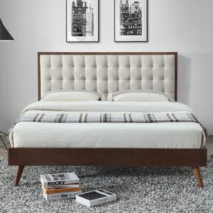 Solomo eleganckie łóżko tapicerowane 160x200 cm