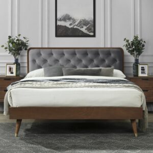 Cassidy eleganckie łóżko tapicerowane 160x200 cm