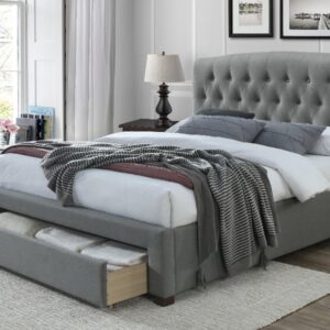 Avanti łóżko tapicerowane 160x200 cm z szufladą